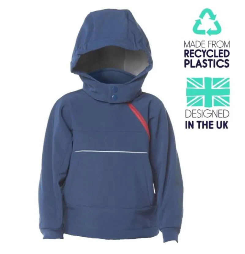 Kidunk Eco Hooded Top in Ink